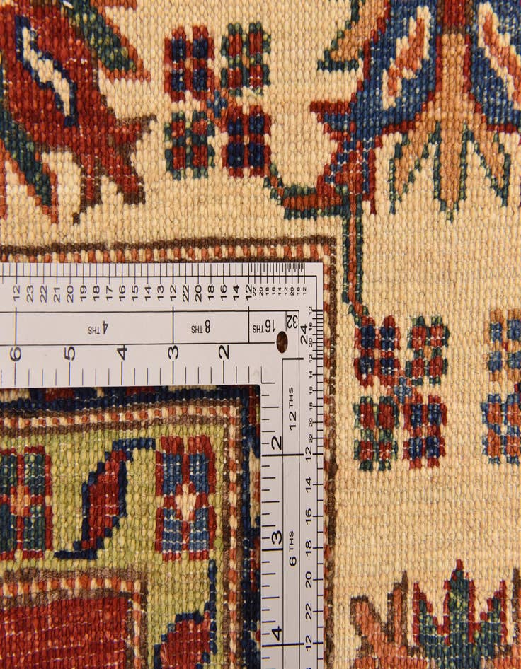 Detail image of  5' 10 x 8' 4  Hand Knotted Kazak Oriental Rug