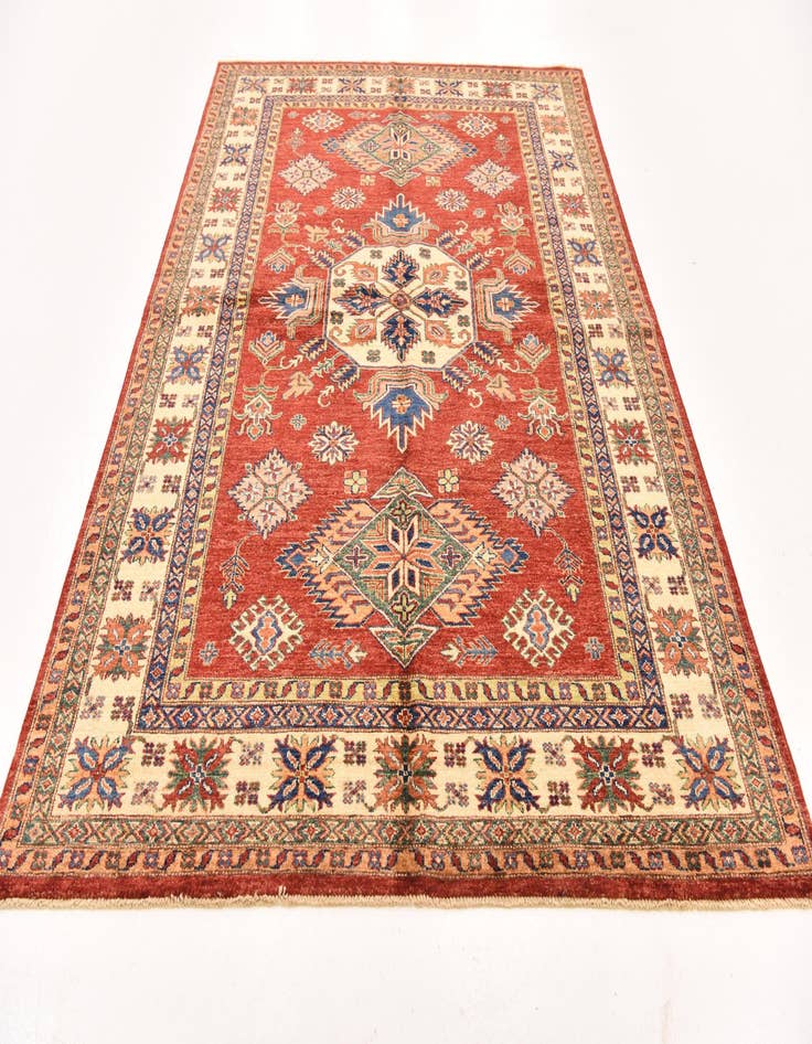 Detail image of  5' 10 x 8' 4  Hand Knotted Kazak Oriental Rug