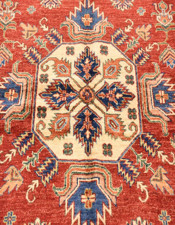 Detail image of  5' 10 x 8' 4  Hand Knotted Kazak Oriental Rug