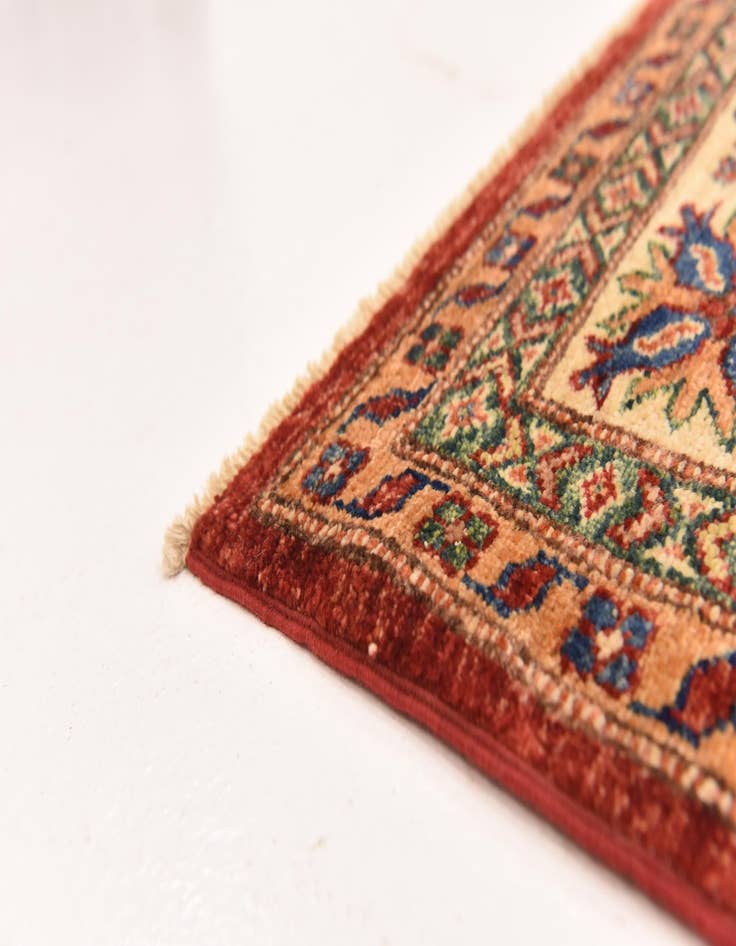 Detail image of  5' 10 x 8' 4  Hand Knotted Kazak Oriental Rug