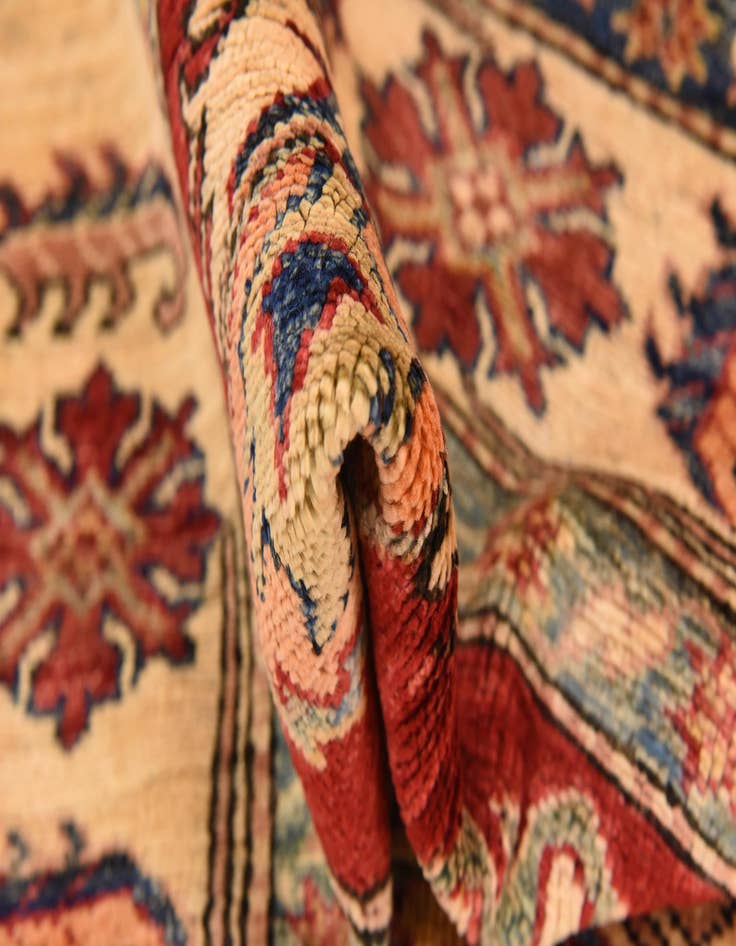 Detail image of  6' 1 x 7' 6  Hand Knotted Kazak Oriental Rug