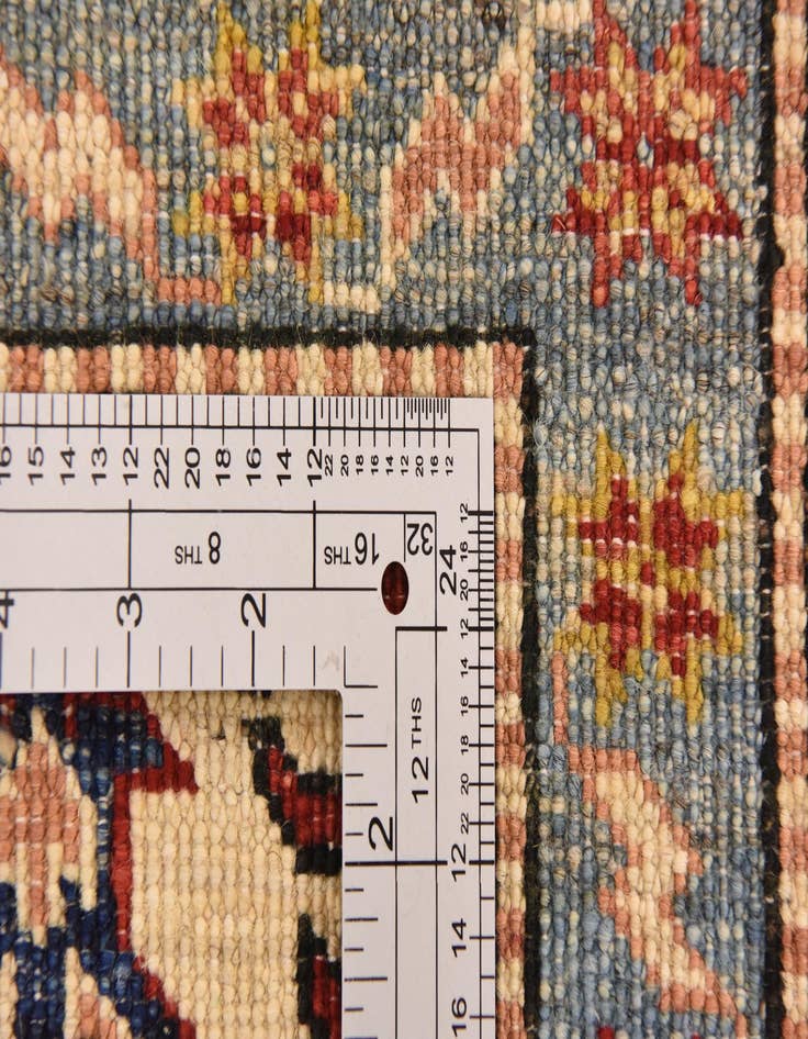 Detail image of  6' 1 x 7' 6  Hand Knotted Kazak Oriental Rug