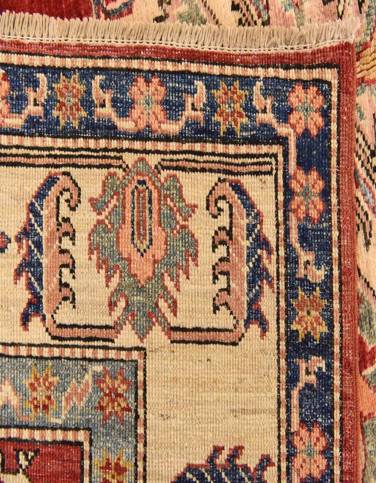 Detail image of  6' 1 x 7' 6  Hand Knotted Kazak Oriental Rug
