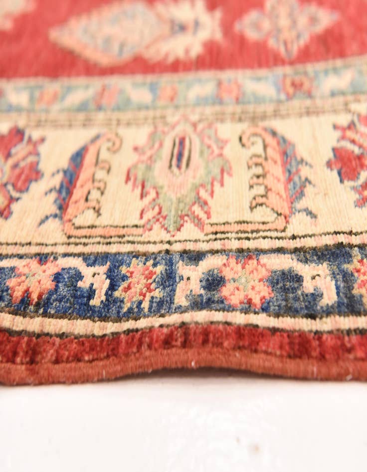 Detail image of  6' 1 x 7' 6  Hand Knotted Kazak Oriental Rug