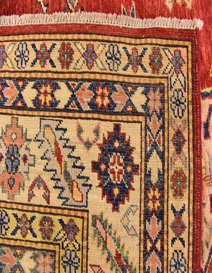Detail image of  5' 9 x 7' 10  Hand Knotted Kazak Oriental Rug