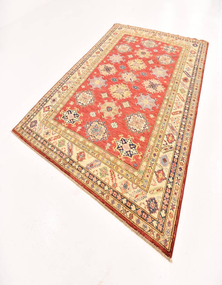 Detail image of  5' 9 x 7' 10  Hand Knotted Kazak Oriental Rug