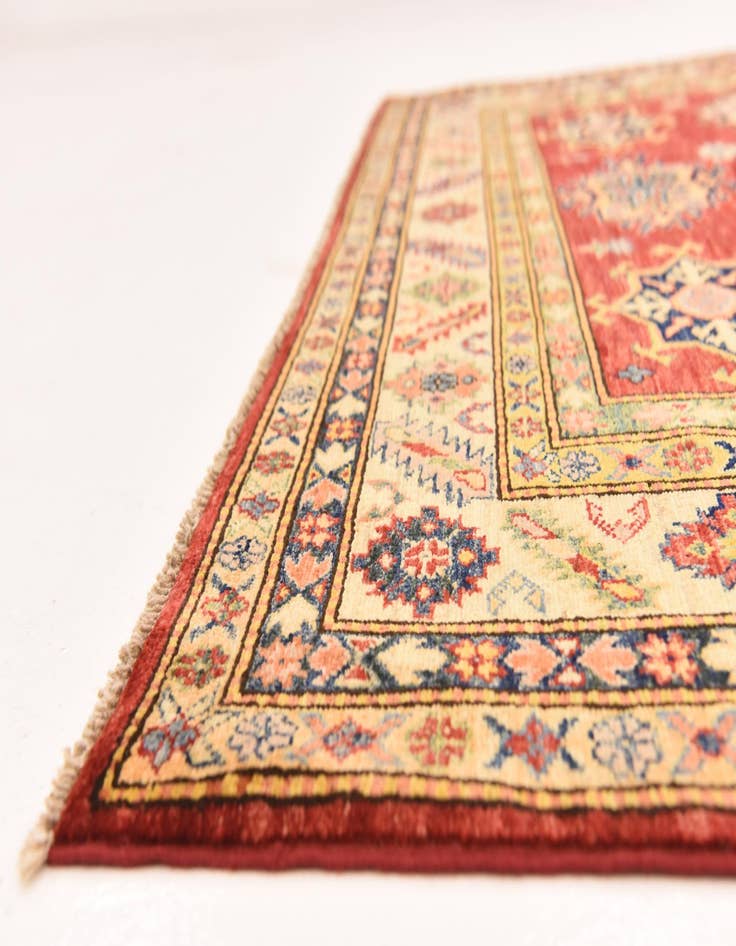 Detail image of  5' 9 x 7' 10  Hand Knotted Kazak Oriental Rug