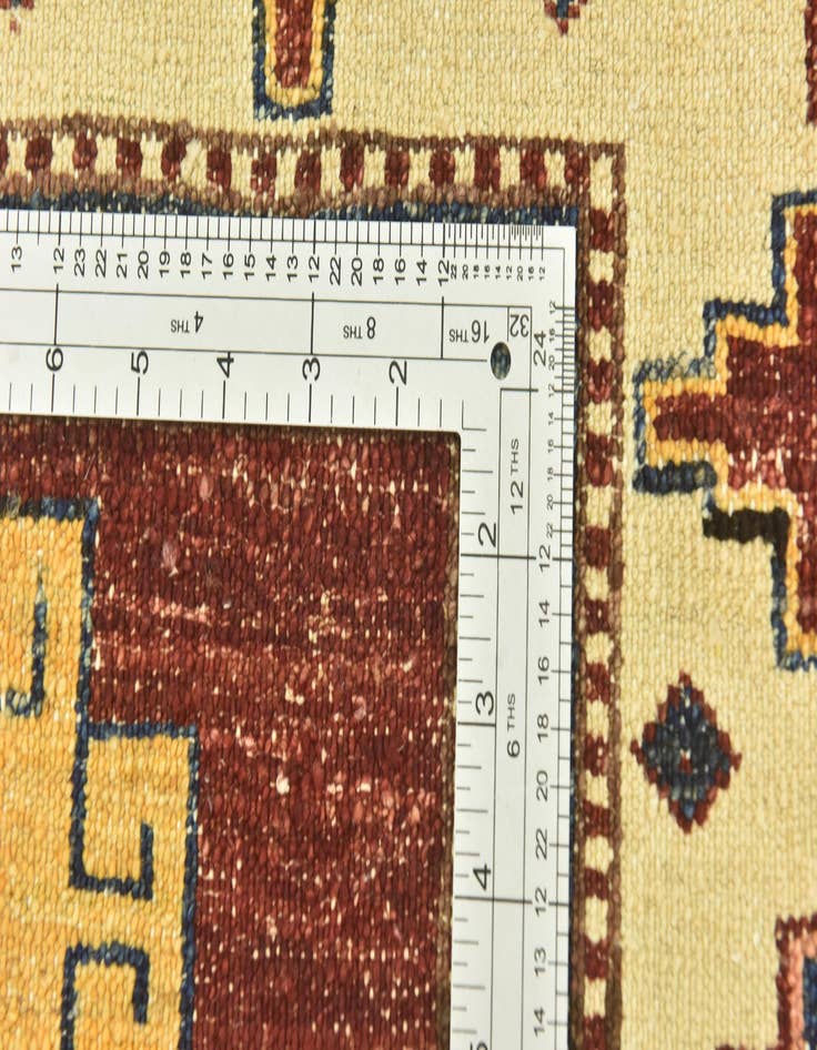 Detail image of  6' x 8' 7  Hand Knotted Kazak Oriental Rug