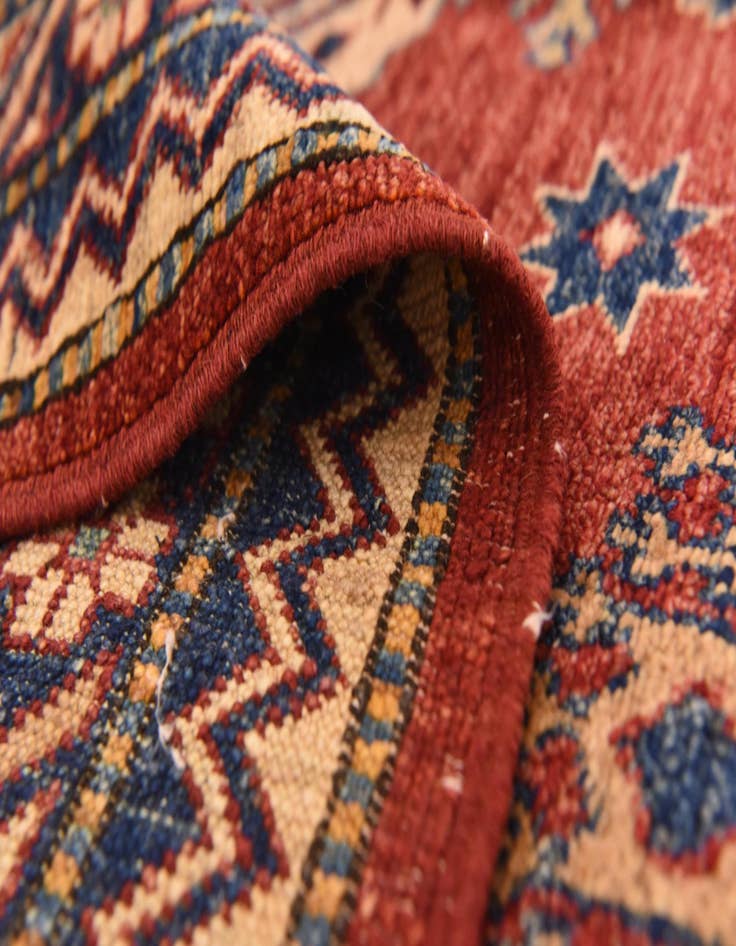 Detail image of  5' 8 x 8' 10  Hand Knotted Kazak Oriental Rug