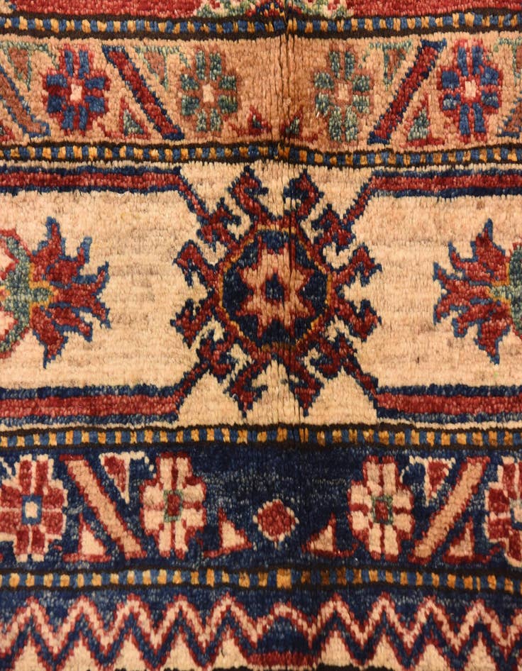 Detail image of  5' 8 x 8' 10  Hand Knotted Kazak Oriental Rug