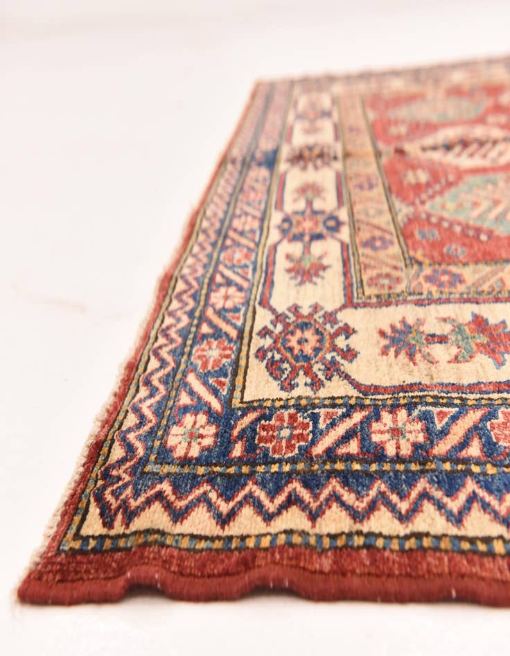 Detail image of  5' 8 x 8' 10  Hand Knotted Kazak Oriental Rug