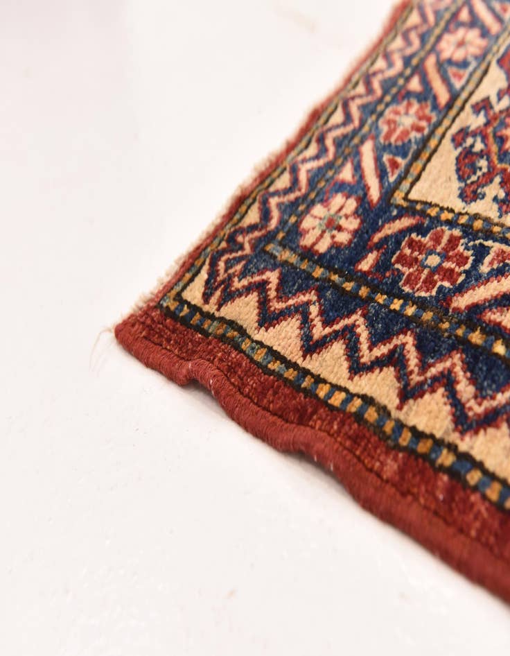 Detail image of  5' 8 x 8' 10  Hand Knotted Kazak Oriental Rug