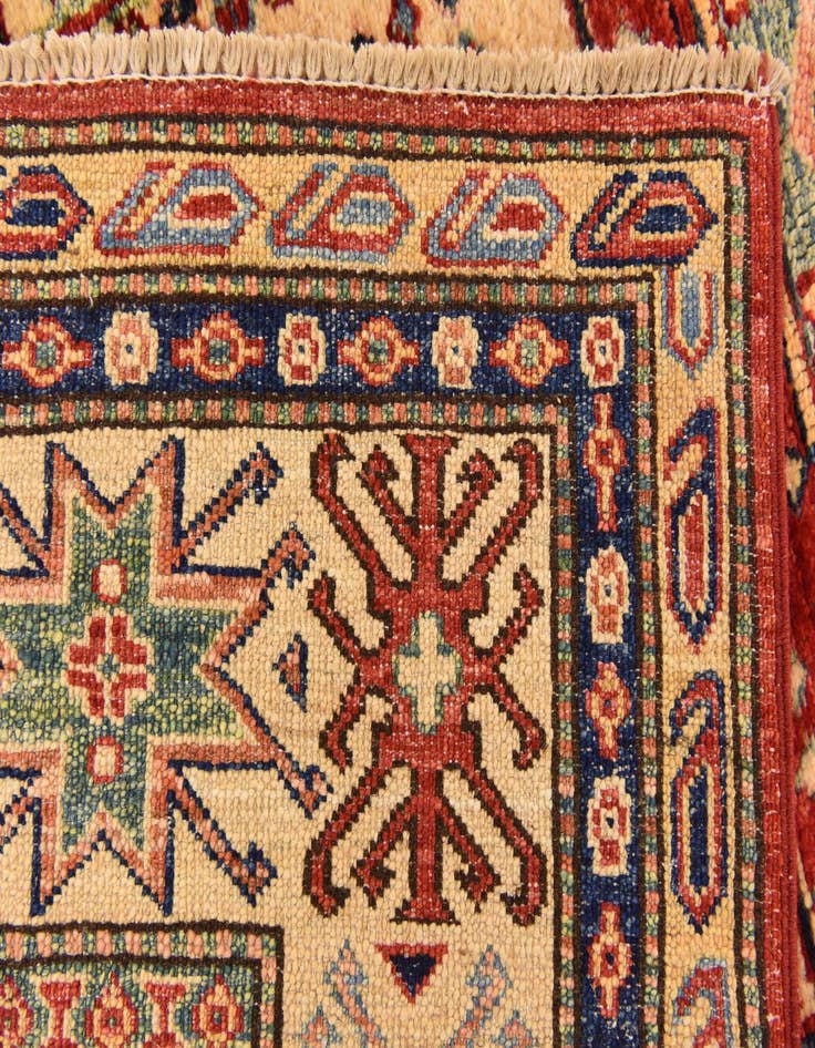 Detail image of  6' x 7' 10  Hand Knotted Kazak Oriental Rug