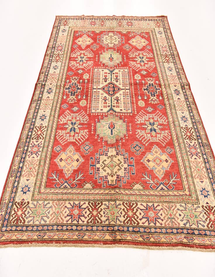 Detail image of  6' x 7' 10  Hand Knotted Kazak Oriental Rug