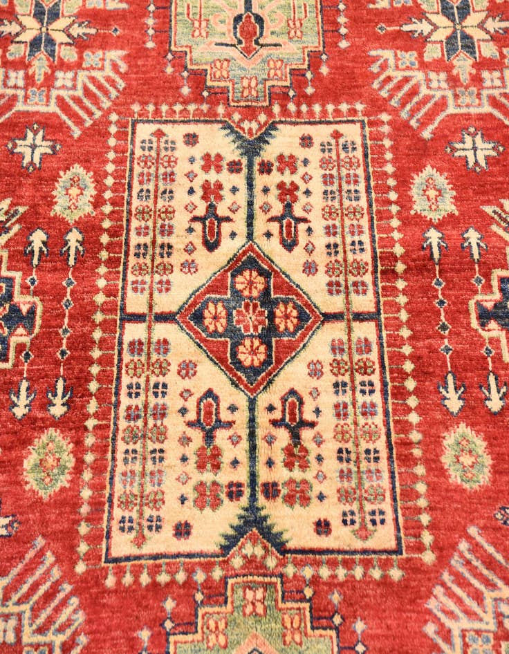 Detail image of  6' x 7' 10  Hand Knotted Kazak Oriental Rug