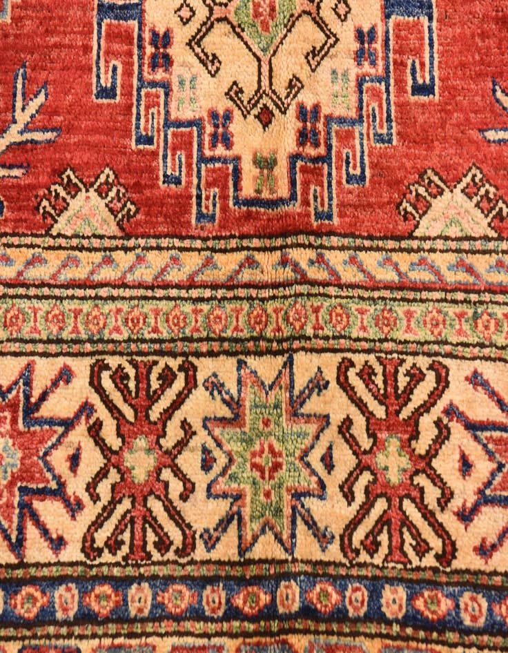 Detail image of  6' x 7' 10  Hand Knotted Kazak Oriental Rug