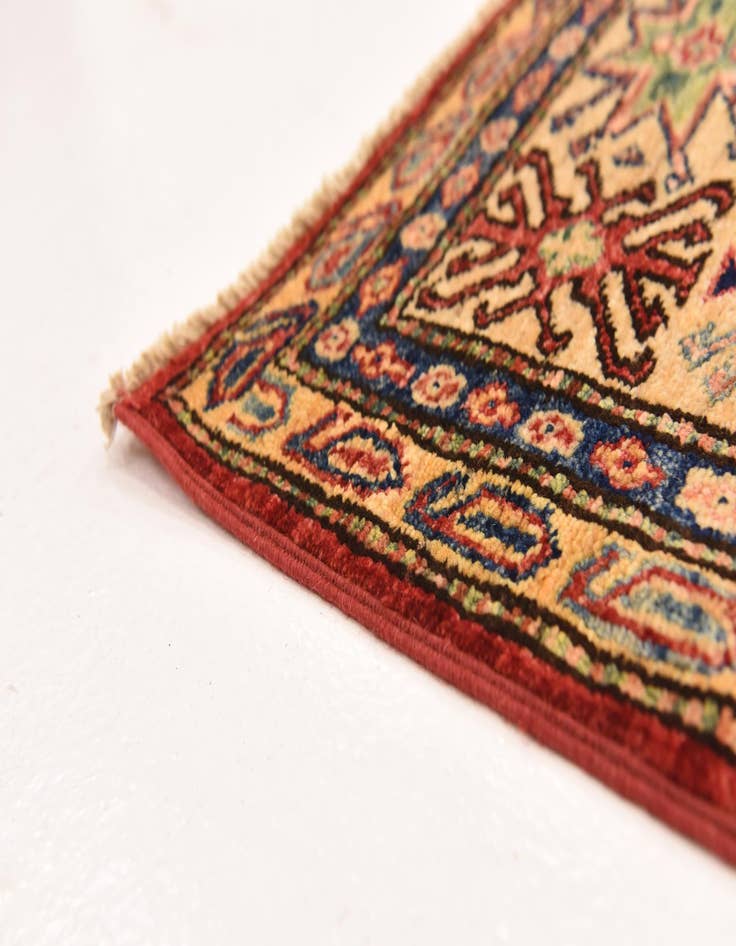 Detail image of  6' x 7' 10  Hand Knotted Kazak Oriental Rug