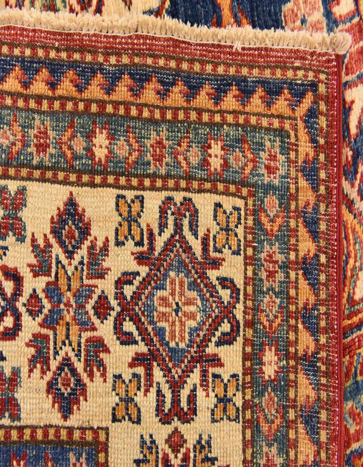 Detail image of  5' 7 x 7' 10  Hand Knotted Kazak Oriental Rug