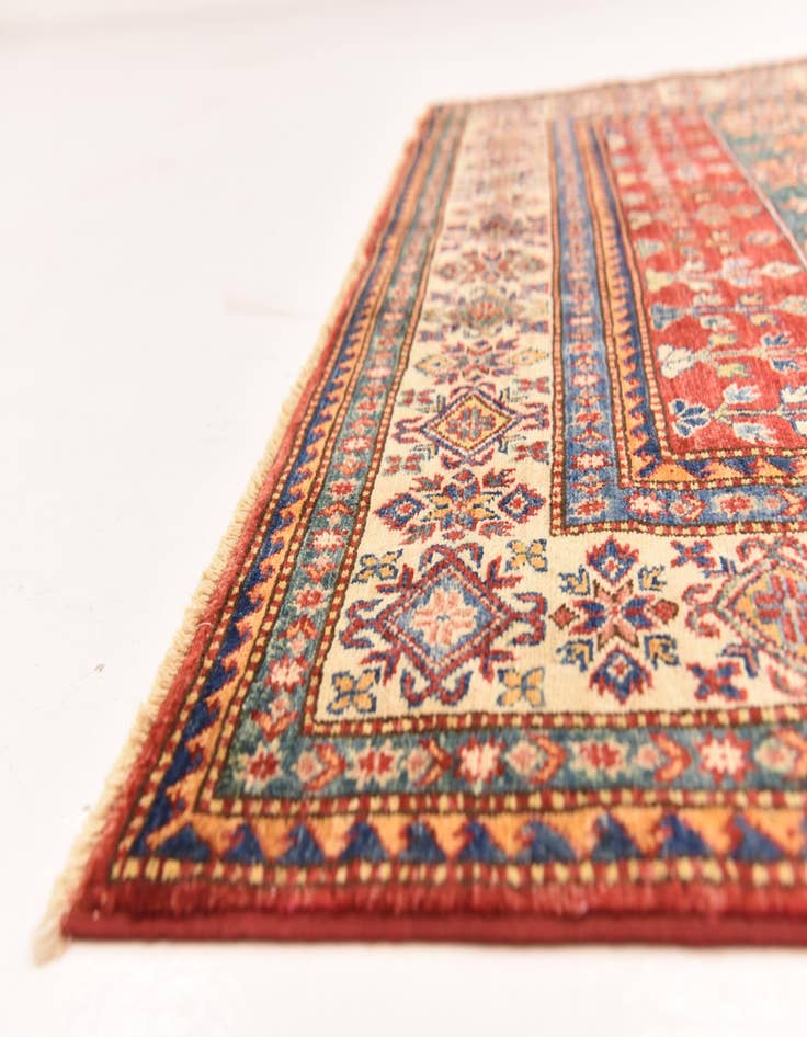 Detail image of  5' 7 x 7' 10  Hand Knotted Kazak Oriental Rug
