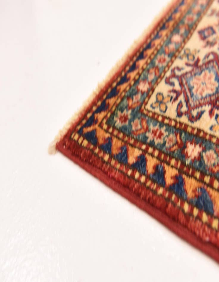 Detail image of  5' 7 x 7' 10  Hand Knotted Kazak Oriental Rug