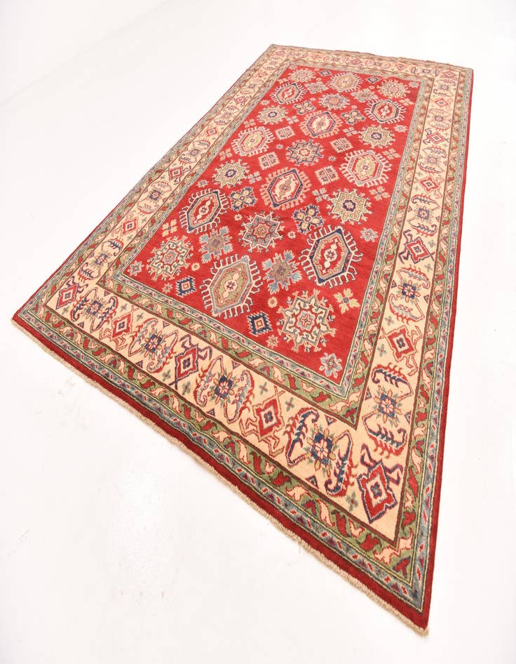 Detail image of  6' 6 x 9' 10  Hand Knotted Kazak Rug