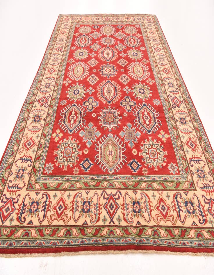 Detail image of  6' 6 x 9' 10  Hand Knotted Kazak Rug
