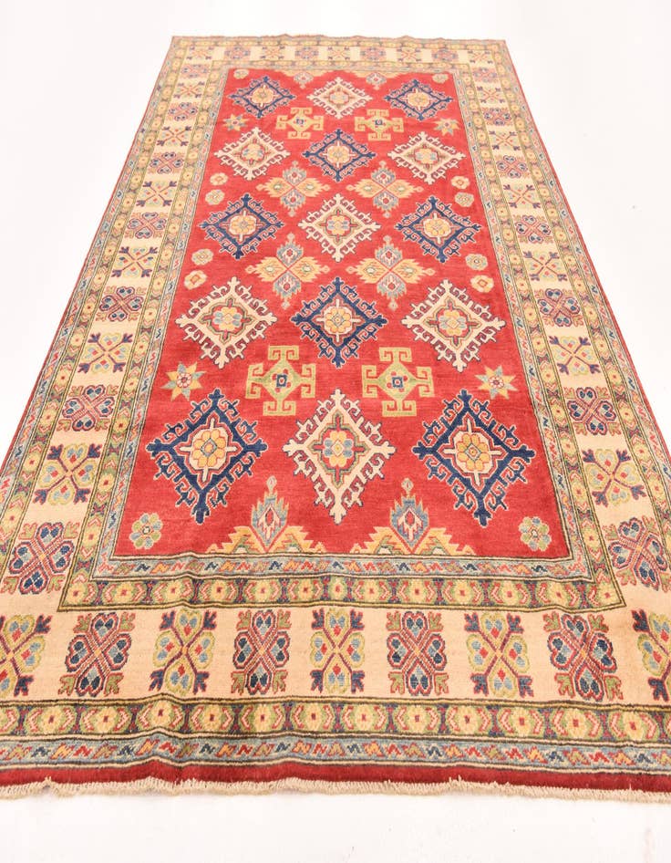 Detail image of  6' 1 x 9'  Hand Knotted Kazak Rug