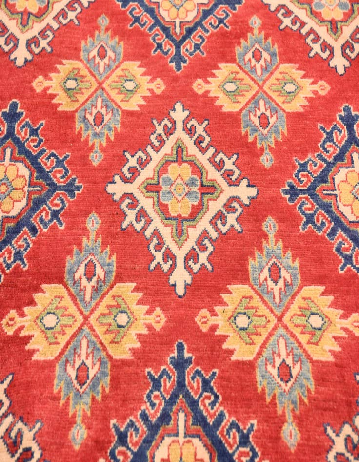 Detail image of  6' 1 x 9'  Hand Knotted Kazak Rug