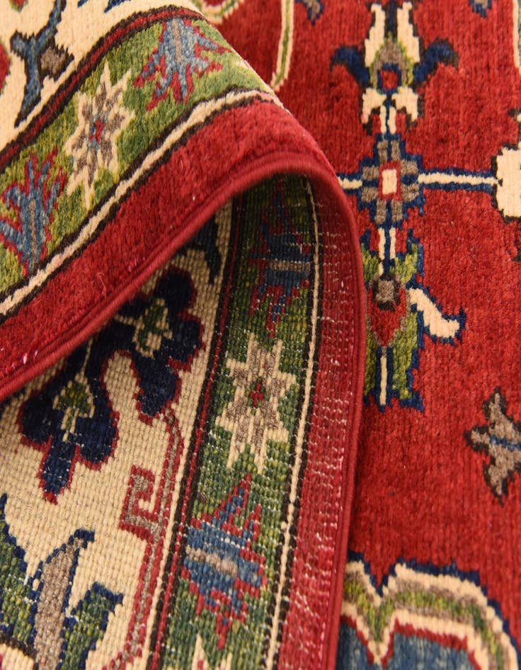 Detail image of  6' 4 x 9' 8  Hand Knotted Kazak Rug