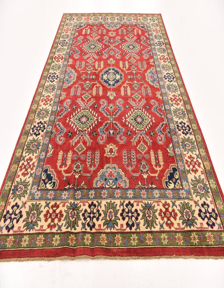 Detail image of  6' 4 x 9' 8  Hand Knotted Kazak Rug
