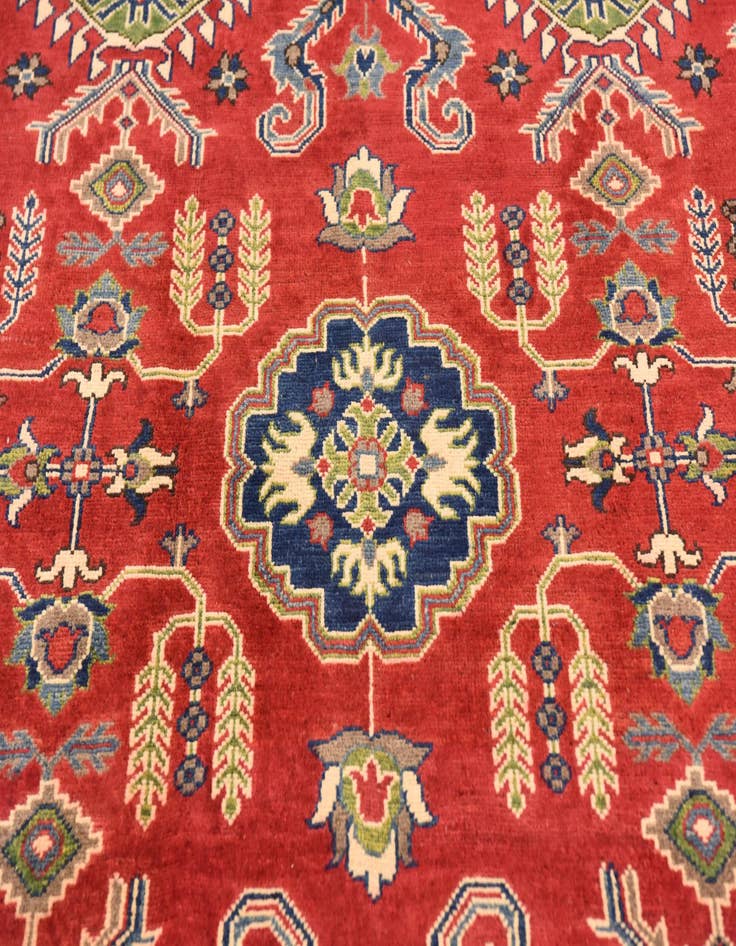 Detail image of  6' 4 x 9' 8  Hand Knotted Kazak Rug