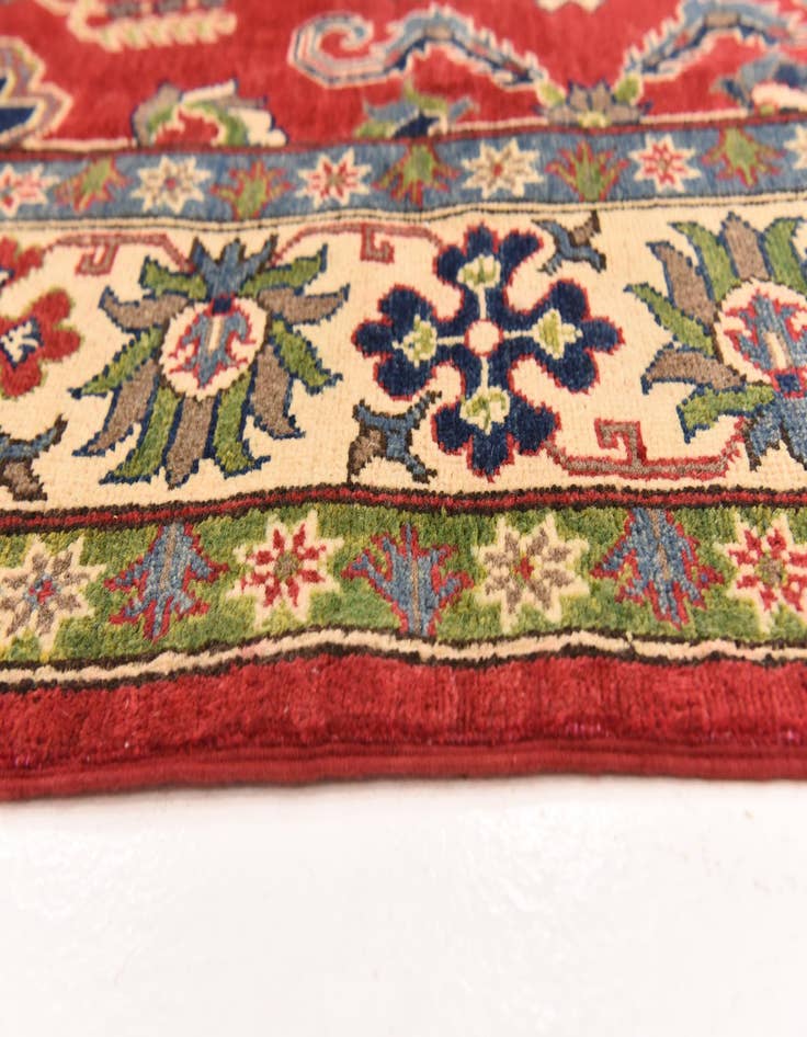 Detail image of  6' 4 x 9' 8  Hand Knotted Kazak Rug