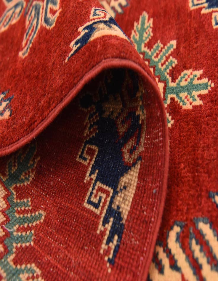 Detail image of  6' 8 x 9' 8  Hand Knotted Kazak Rug