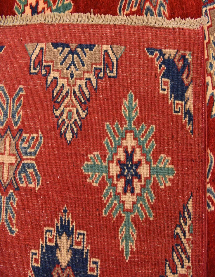 Detail image of  6' 8 x 9' 8  Hand Knotted Kazak Rug