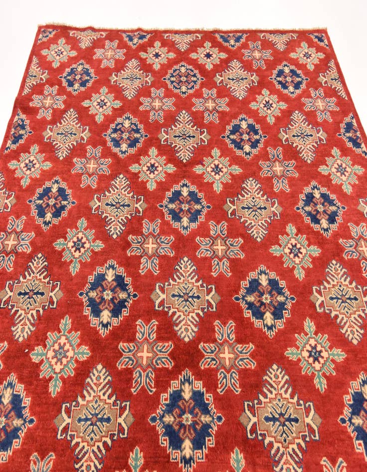 Detail image of  6' 8 x 9' 8  Hand Knotted Kazak Rug