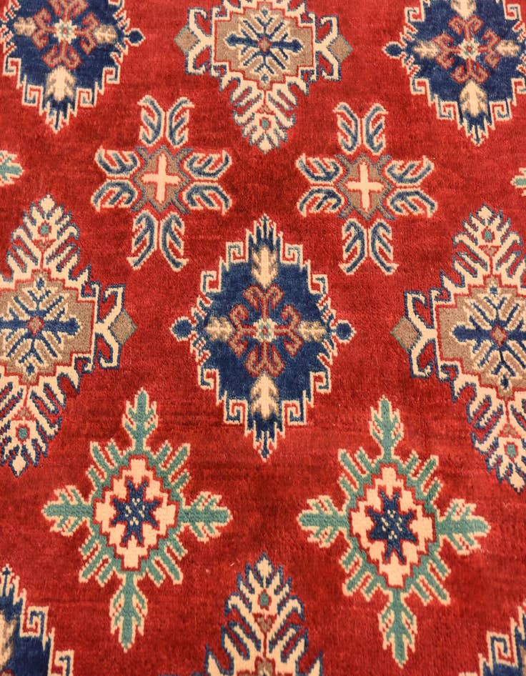 Detail image of  6' 8 x 9' 8  Hand Knotted Kazak Rug