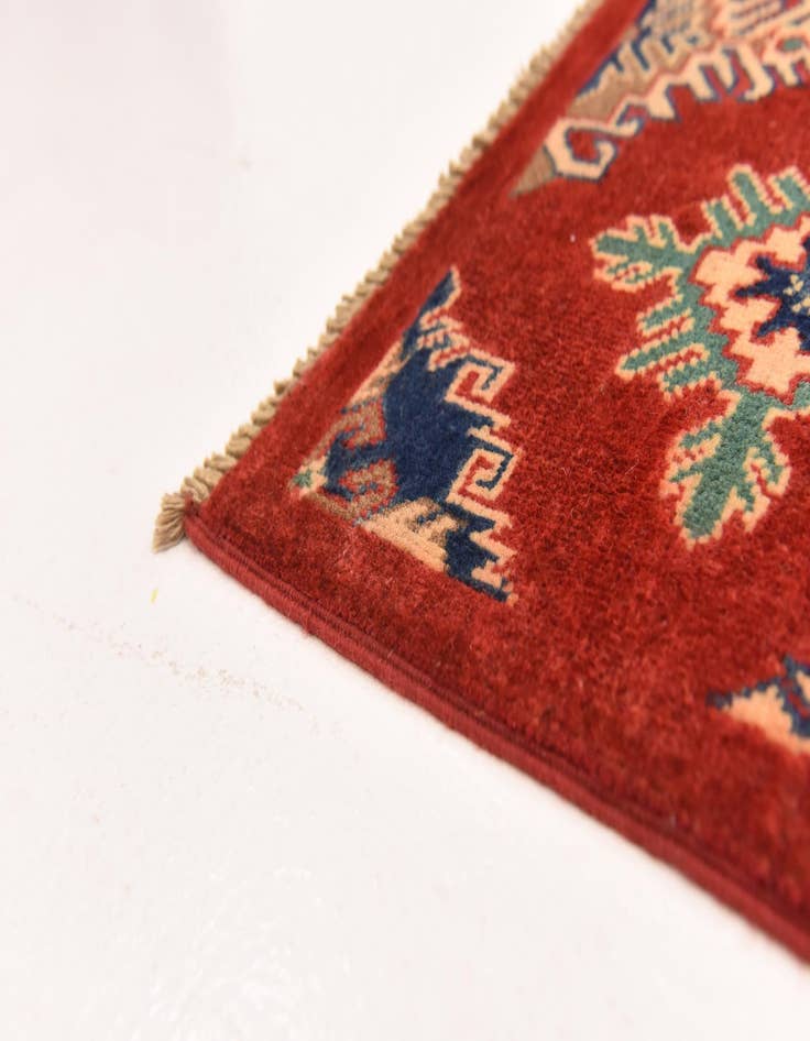 Detail image of  6' 8 x 9' 8  Hand Knotted Kazak Rug