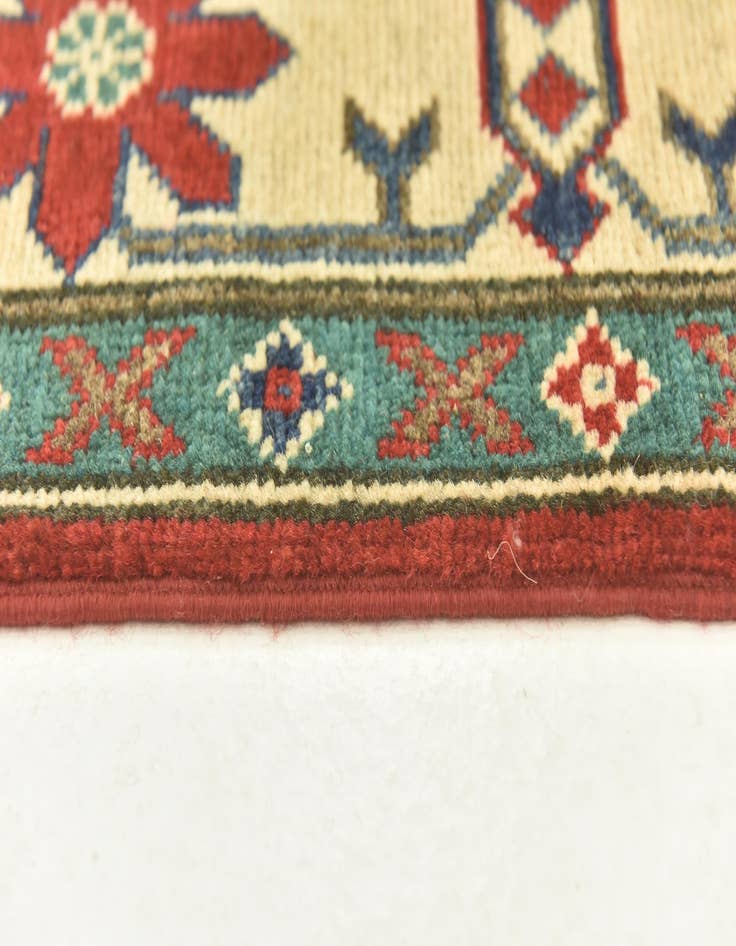 Detail image of  3' 10 x 5' 10  Hand Knotted Kazak Rug