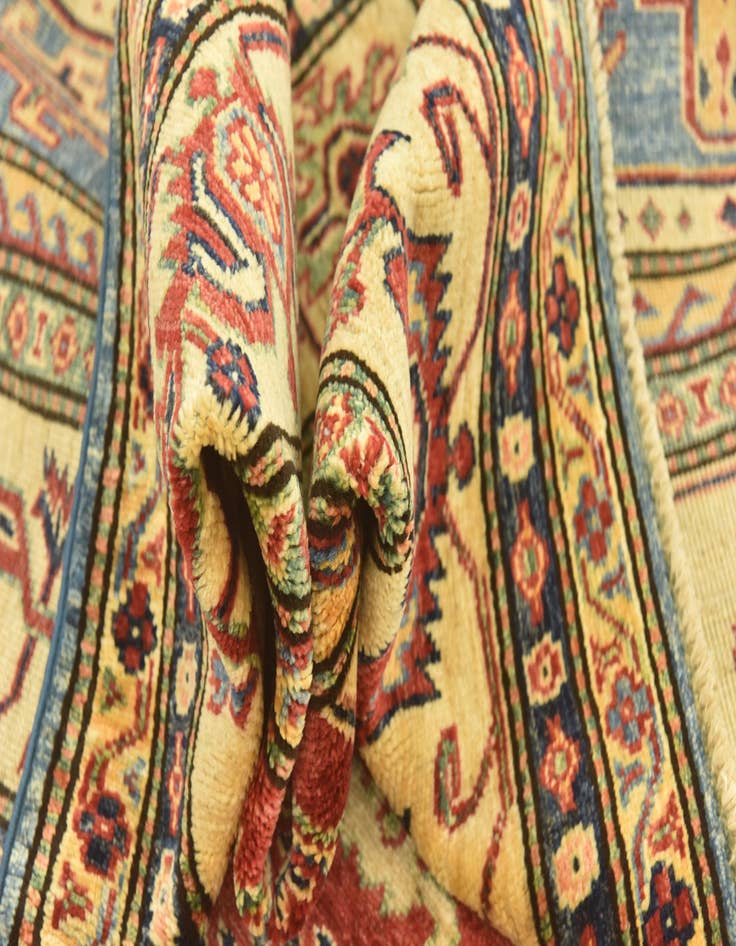 Detail image of  6' x 8' 7  Hand Knotted Kazak Oriental Rug