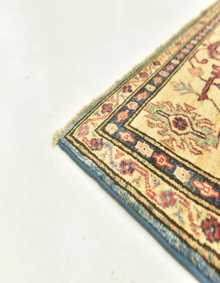 Detail image of  6' x 8' 7  Hand Knotted Kazak Oriental Rug