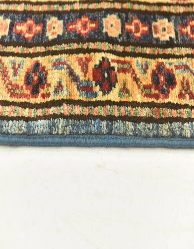 Detail image of  6' x 8' 7  Hand Knotted Kazak Oriental Rug