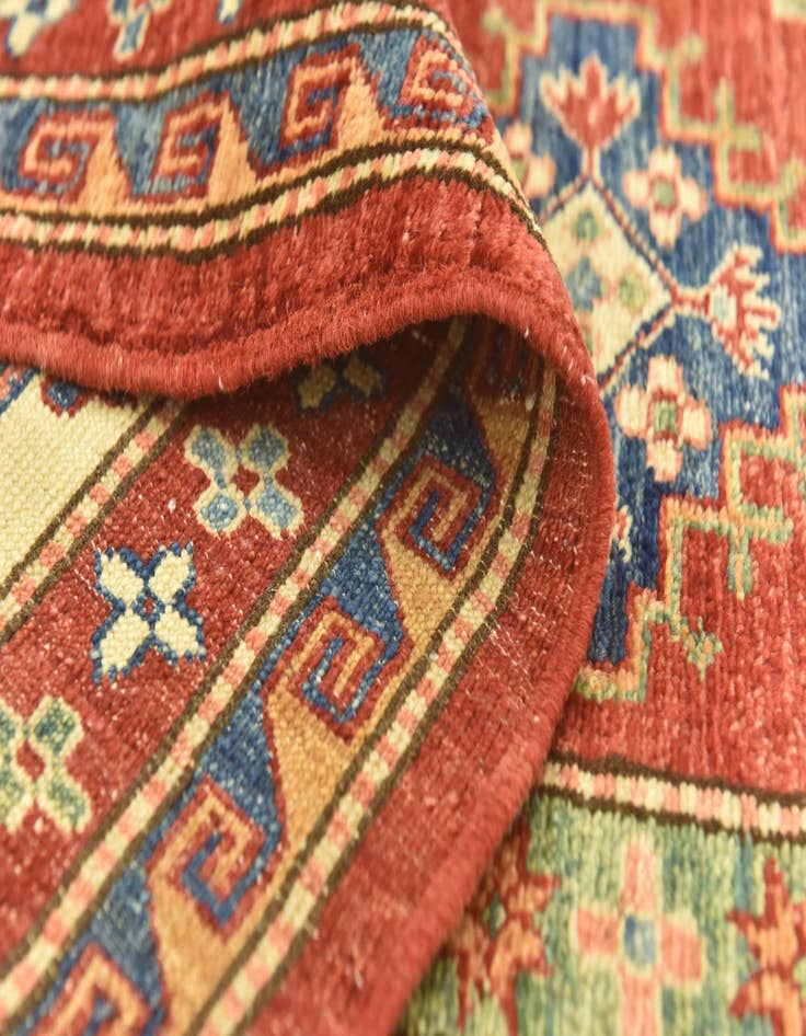 Detail image of  5' 10 x 8' 3  Hand Knotted Kazak Oriental Rug