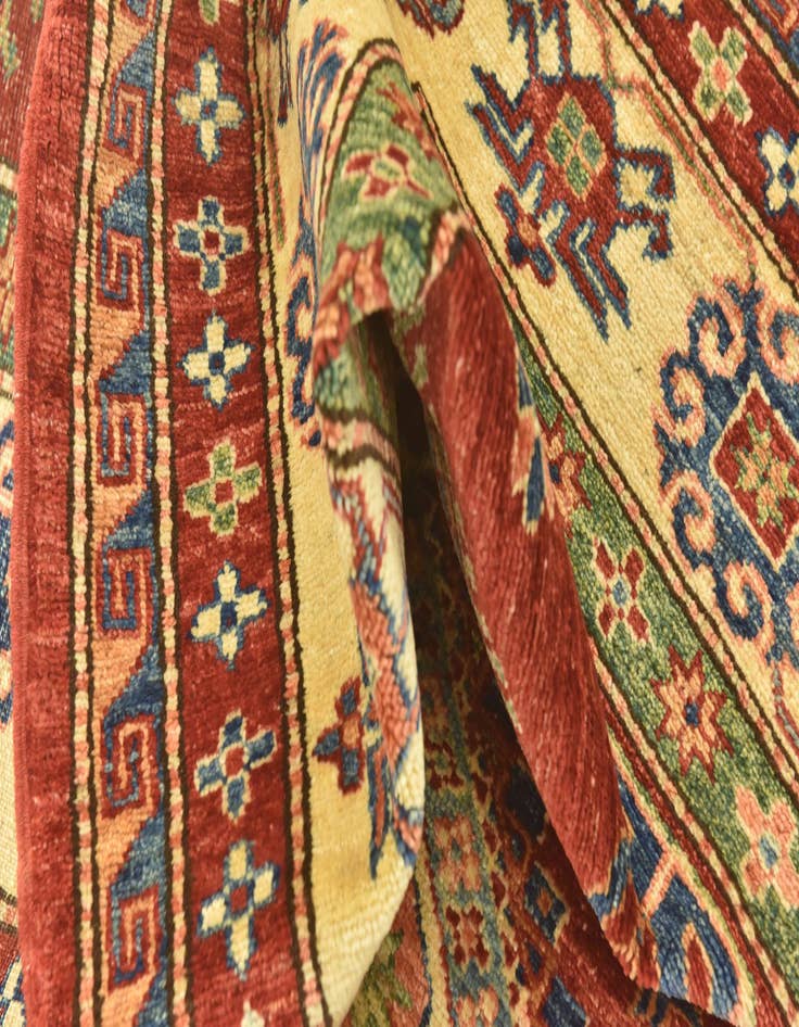 Detail image of  5' 10 x 8' 3  Hand Knotted Kazak Oriental Rug