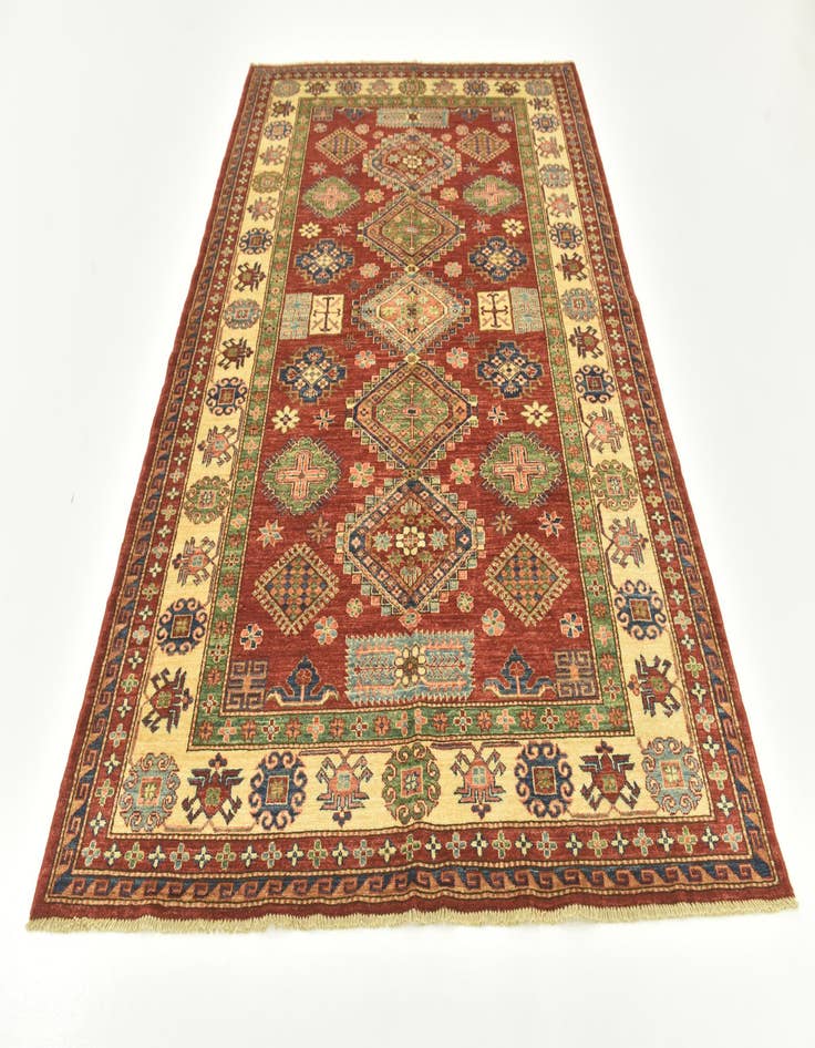 Detail image of  5' 10 x 8' 3  Hand Knotted Kazak Oriental Rug