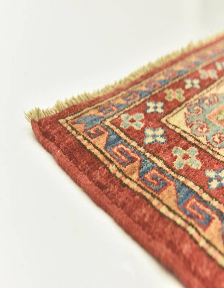 Detail image of  5' 10 x 8' 3  Hand Knotted Kazak Oriental Rug