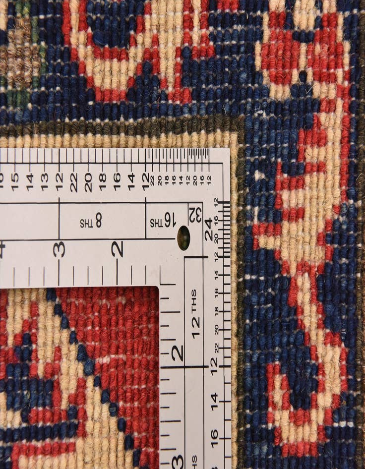 Detail image of  6' 1 x 8' 11  Hand Knotted Kazak Rug