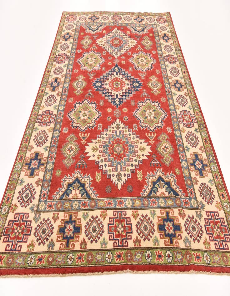 Detail image of  6' 4 x 9' 8  Hand Knotted Kazak Rug