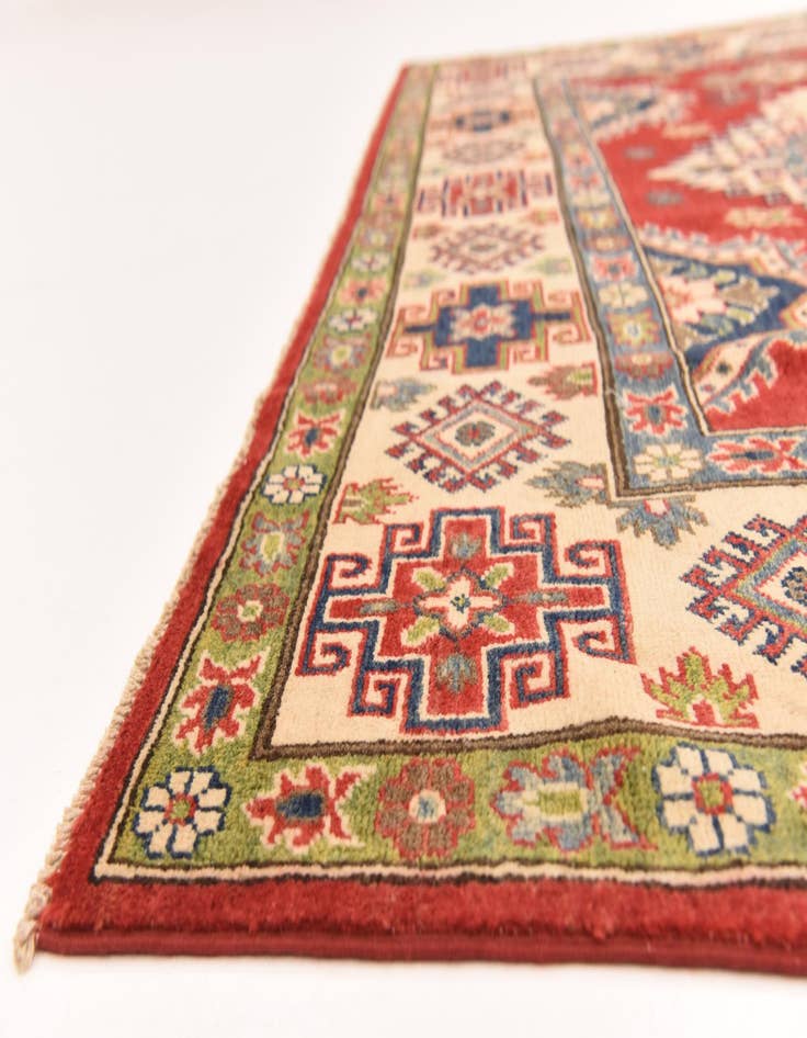 Detail image of  6' 4 x 9' 8  Hand Knotted Kazak Rug