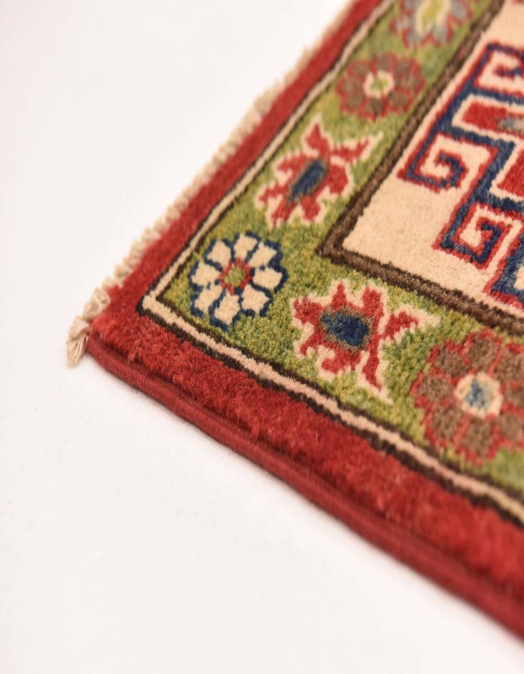 Detail image of  6' 4 x 9' 8  Hand Knotted Kazak Rug