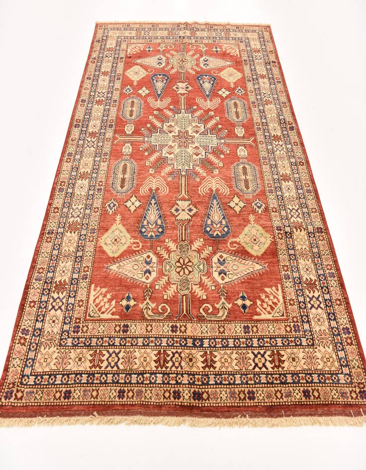 Detail image of  5' 9 x 7' 11  Hand Knotted Kazak Oriental Rug